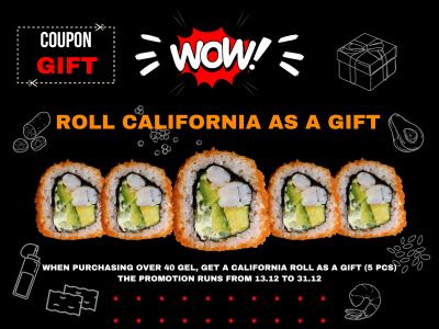 Roll California as a gift