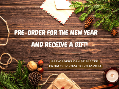 Pre-order for the New Year 2025 with SushiSt!